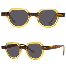 Load image into Gallery viewer, Hipster Mogul Street Shot Sunglasses Traditional Hand-Stitching Craft Plate Design Niche Retro Artistic Sunglasses - eyeshions