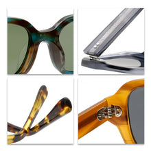 Load image into Gallery viewer, Personalized Square Polarized Full-Frame Material Sun Glasses Fashion Retro Sunglasses For Men And Women - eyeshions