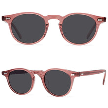 Load image into Gallery viewer, Fashion New Rivets Sunglasses Retro Stylish Polarized UV400 Sunglasses Internet Influencer Street Snap Round Frame Sun Glasses - eyeshions
